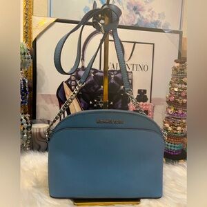 Michael Kors Sky Blue Crossbody Bag
